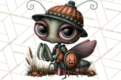 Cute Halloween Insects Clipart PNG Product Image 3