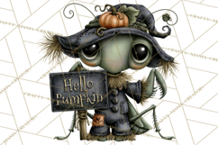 Cute Halloween Insects Clipart PNG Product Image 4