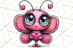 Cute Butterfly Characters Clipart, Spring Png Product Image 2