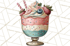 Patriotic Backyard BBQ Clipart and 4th of July Cookout Art Product Image 3