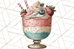 Patriotic Backyard BBQ Clipart and 4th of July Cookout Art Product Image 3