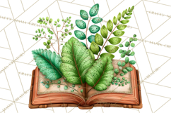 Cozy Chapters Coffee Books Nature Clipart PNG Graphics Product Image 3
