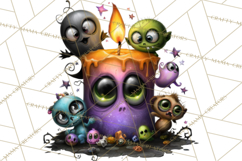 Cute Summerween Beach Monster PNG Clipart Product Image 3
