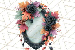 Gothic Fall Clipart PNG Dark Autumn Illustrations Product Image 3