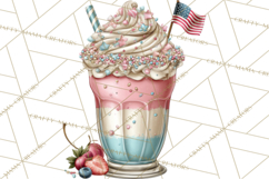Patriotic Backyard BBQ Clipart and 4th of July Cookout Art Product Image 4
