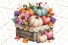 Gothic Fall Clipart PNG Dark Autumn Illustrations Product Image 5