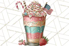 Patriotic Backyard BBQ Clipart and 4th of July Cookout Art Product Image 5