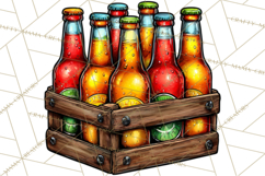 Summer BBQ Beer &amp; Grilling Clipart, Barbecue Png Files Product Image 5