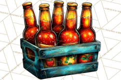Summer BBQ Beer &amp; Grilling Clipart, Barbecue Png Files Product Image 2