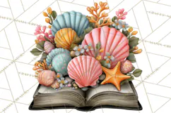 Cozy Chapters Coffee Books Nature Clipart PNG Graphics Product Image 2