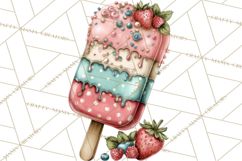 Patriotic Backyard BBQ Clipart and 4th of July Cookout Art Product Image 2