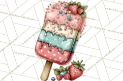 Patriotic Backyard BBQ Clipart and 4th of July Cookout Art Product Image 2