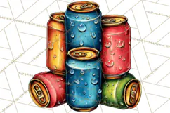 Summer BBQ Beer & Grilling Clipart, Barbecue Png Files Product Image 3