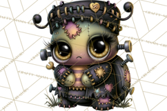Cute Halloween Insects Clipart PNG Product Image 4