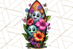 Cute Summerween Beach Monster PNG Clipart Product Image 4