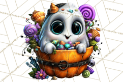 Cute Summerween Beach Monster PNG Clipart Product Image 5