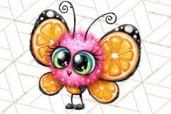 Cute Butterfly Characters Clipart, Spring Png Product Image 3