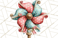 Patriotic Backyard BBQ Clipart and 4th of July Cookout Art Product Image 3