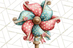 Patriotic Backyard BBQ Clipart and 4th of July Cookout Art Product Image 3