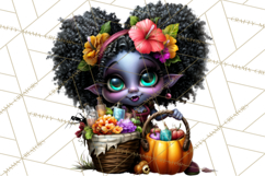 Cute Summerween Beach Monster PNG Clipart Product Image 4