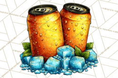 Summer BBQ Beer &amp; Grilling Clipart, Barbecue Png Files Product Image 4