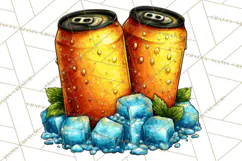 Summer BBQ Beer & Grilling Clipart, Barbecue Png Files Product Image 4