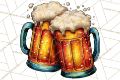 Summer BBQ Beer &amp; Grilling Clipart, Barbecue Png Files Product Image 5