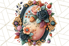 Gothic Fall Clipart PNG Dark Autumn Illustrations Product Image 2