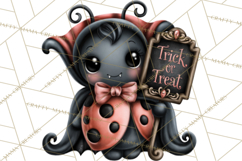 Cute Halloween Insects Clipart PNG Product Image 5