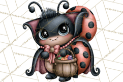Cute Halloween Insects Clipart PNG Product Image 2