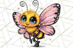 Cute Butterfly Characters Clipart, Spring Png Product Image 4