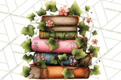 Cozy Chapters Coffee Books Nature Clipart PNG Graphics Product Image 4