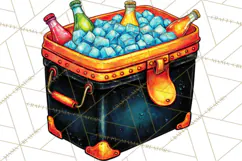 Summer BBQ Beer & Grilling Clipart, Barbecue Png Files Product Image 2