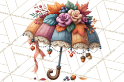 Gothic Fall Clipart PNG Dark Autumn Illustrations Product Image 2