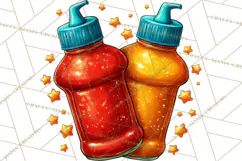 Summer BBQ Beer & Grilling Clipart, Barbecue Png Files Product Image 2