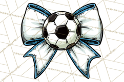 Sports Bows Clipart, Sports Bow PNG, Volleyball Soccer Product Image 3