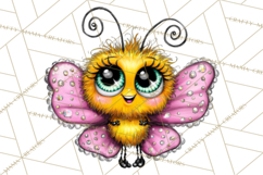 Cute Butterfly Characters Clipart, Spring Png Product Image 3