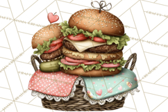 Patriotic Backyard BBQ Clipart and 4th of July Cookout Art Product Image 3