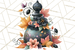 Gothic Fall Clipart PNG Dark Autumn Illustrations Product Image 4