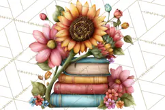Cozy Chapters Coffee Books Nature Clipart PNG Graphics Product Image 4
