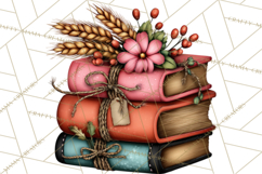 Cozy Chapters Coffee Books Nature Clipart PNG Graphics Product Image 5
