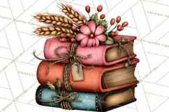 Cozy Chapters Coffee Books Nature Clipart PNG Graphics Product Image 5