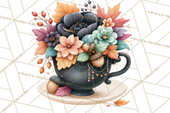 Gothic Fall Clipart PNG Dark Autumn Illustrations Product Image 2