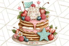 Patriotic Backyard BBQ Clipart and 4th of July Cookout Art Product Image 5