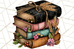 Cozy Chapters Coffee Books Nature Clipart PNG Graphics Product Image 2
