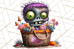 Cute Summerween Beach Monster PNG Clipart Product Image 2