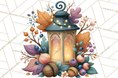 Gothic Fall Clipart PNG Dark Autumn Illustrations Product Image 4