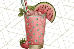 Patriotic Backyard BBQ Clipart and 4th of July Cookout Art Product Image 3