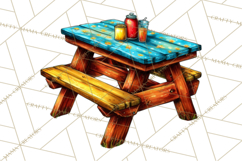 Summer BBQ Beer &amp; Grilling Clipart, Barbecue Png Files Product Image 4