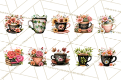 Cozy Chapters Coffee Books Nature Clipart PNG Graphics Product Image 3